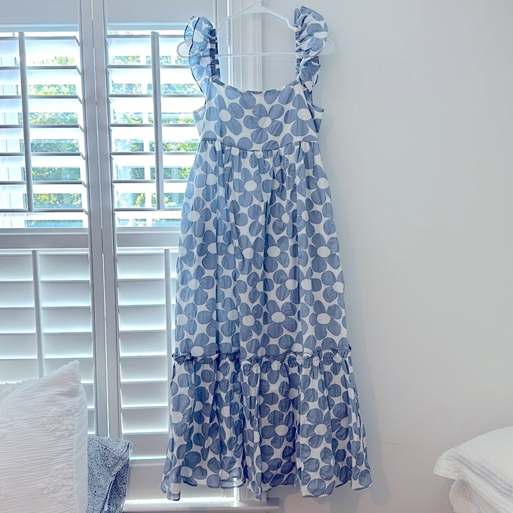 Blue flower dress